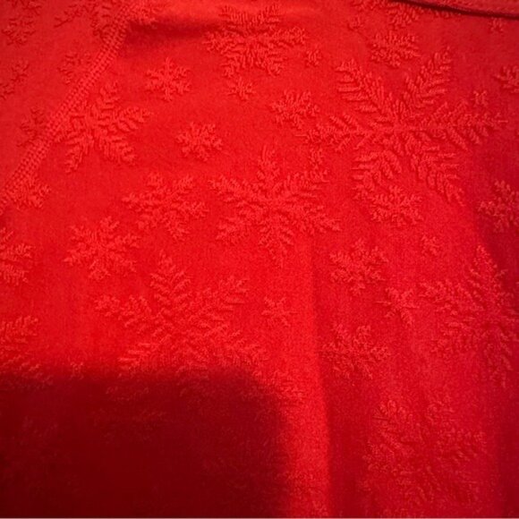 ZYIA Active Red Snowflake Crop Top 3XL Long Sleeve Seamless Holiday Cozy NWT - Picture 7 of 14